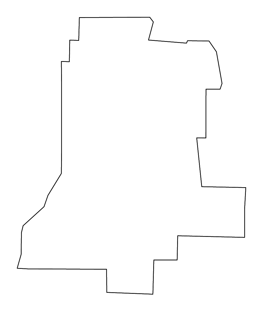 Mapa de contorno de Livingston, New York con ríos.