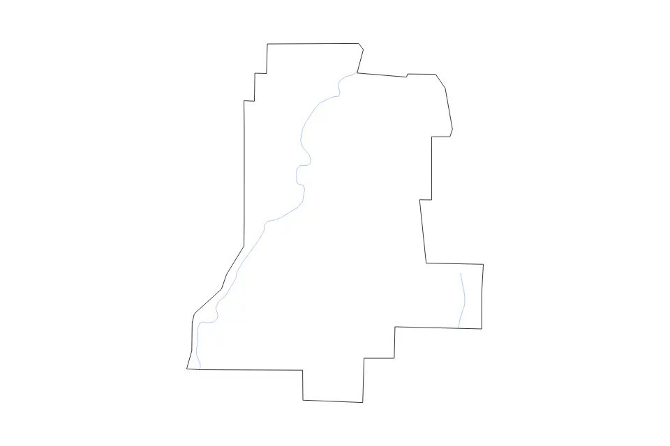 Mapa de Livingston, New York de tipo contorno y ríos para América del Norte, con contorno y ríos con límites limpios.