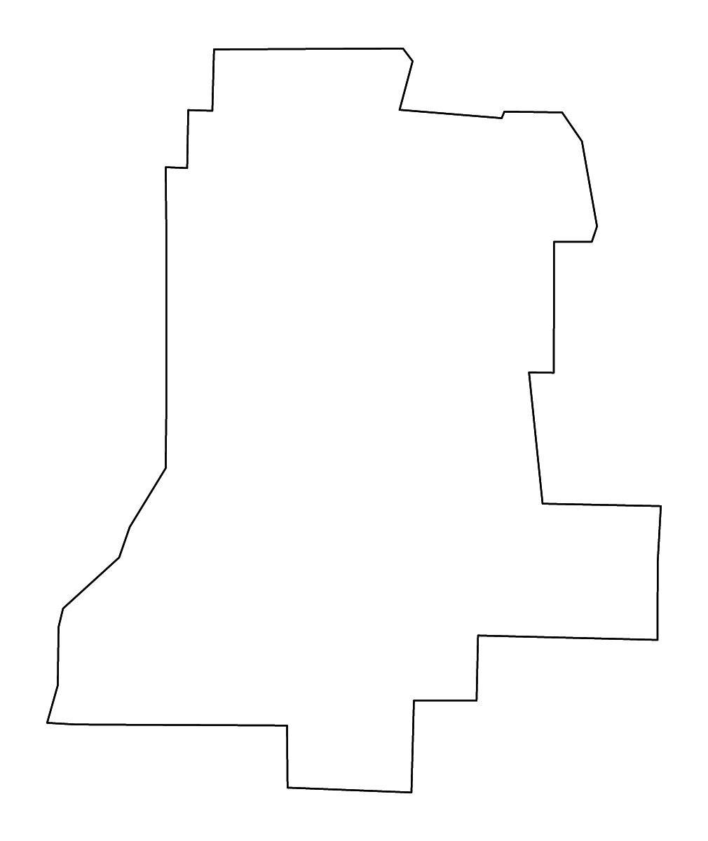 Mapa de contorno de Livingston, New York con ríos.