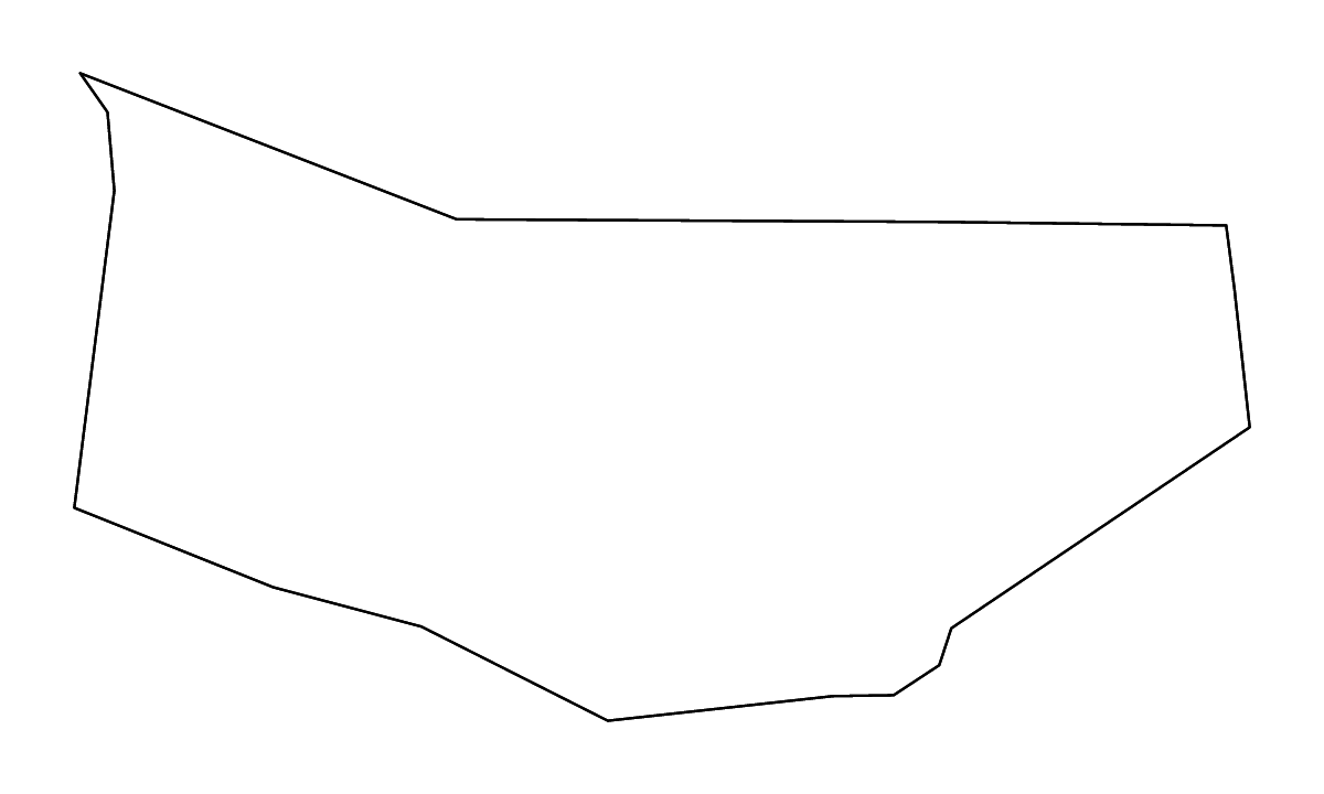 Mapa de contorno de Montgomery, New York con ríos.