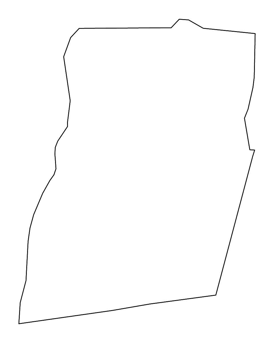 Mapa de contorno de Rensselaer, New York con ríos.