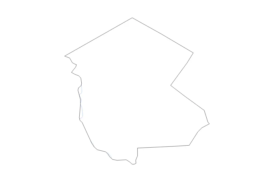 Outline map of Sullivan County, New York with subdivision borders and rivers.
