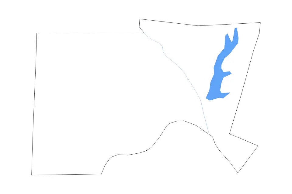 Carte de Chatham, North Carolina de type contour, lacs et rivières pour Amérique du Nord, montrant contour, lacs et rivières avec des éléments hydrographiques comme B. Everett Jordan Lake.