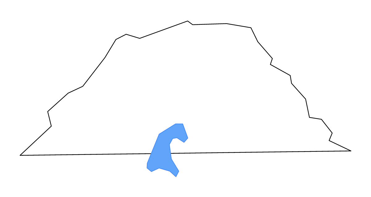 Carte de contour de Clay, North Carolina avec lacs et rivières.