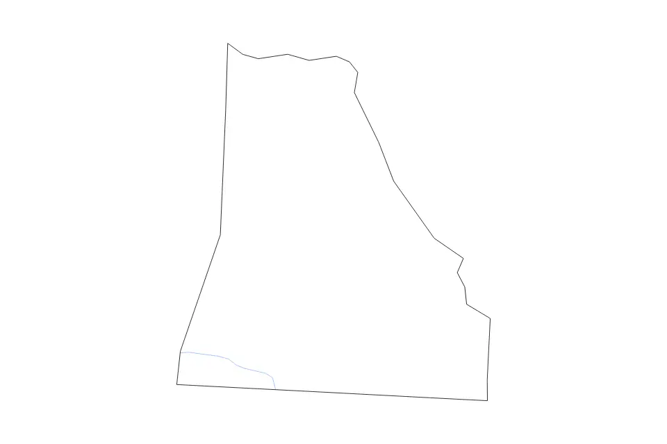 Mapa de Cleveland, North Carolina de tipo contorno y ríos para América del Norte, con contorno y ríos con límites limpios.