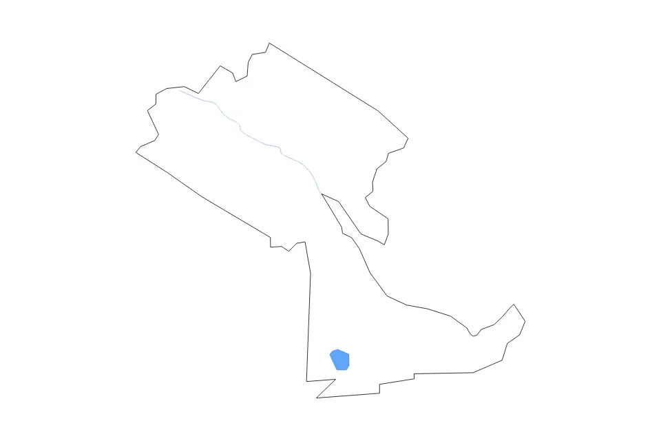 Outline map of Craven County, North Carolina with subdivision borders and major lakes and rivers.