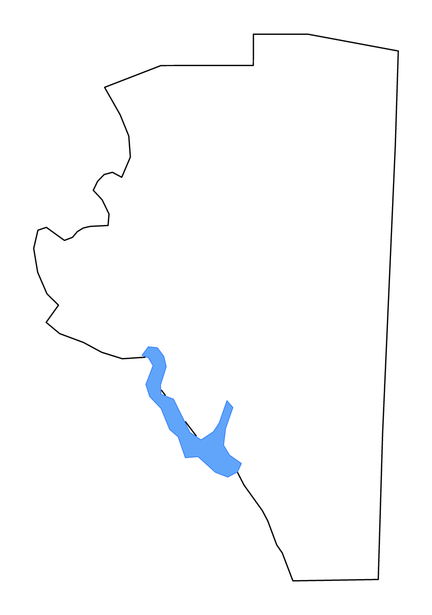 Mapa de contorno de Davidson, North Carolina con lagos y ríos.