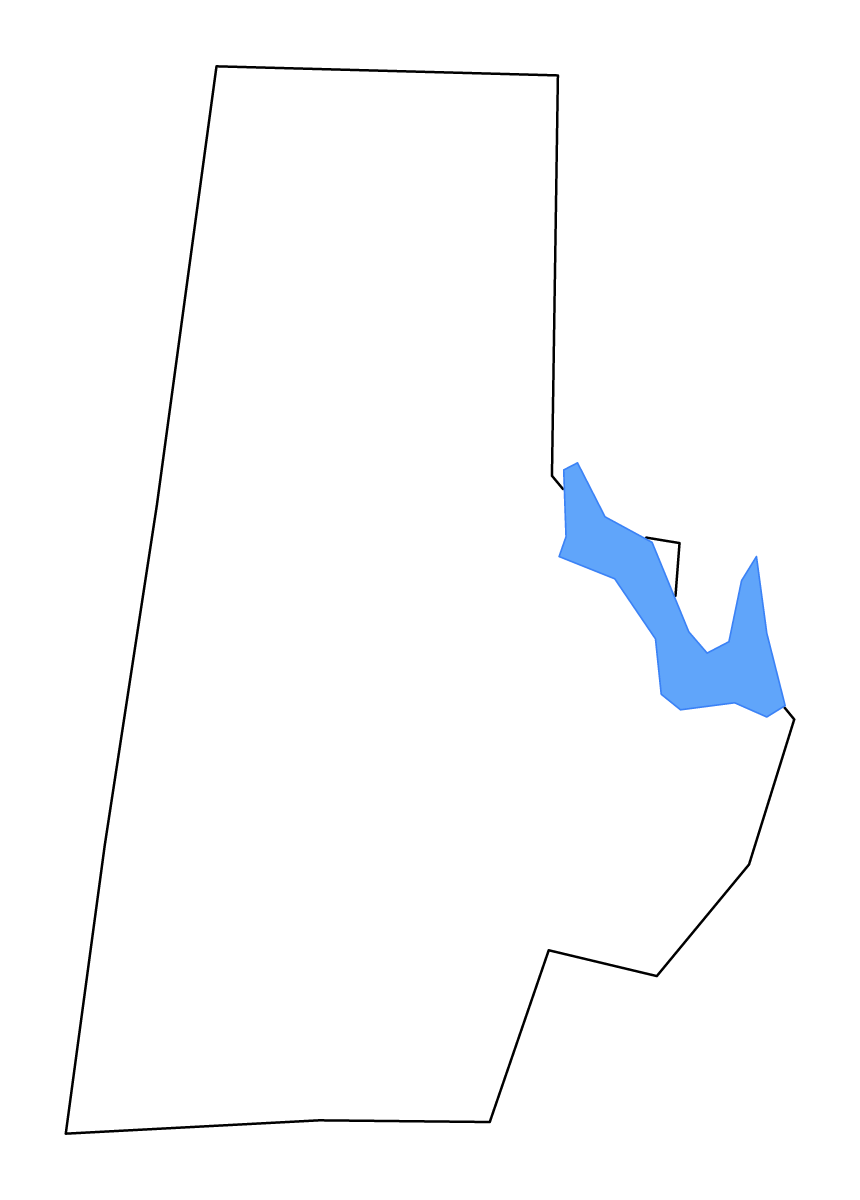 Mapa de contorno de Durham, North Carolina con lagos y ríos.