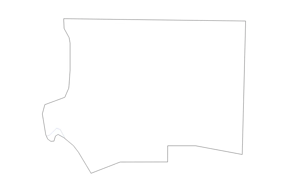 Carte de Forsyth, North Carolina de type contour et rivières pour Amérique du Nord, montrant contour et rivières avec des limites nettes.