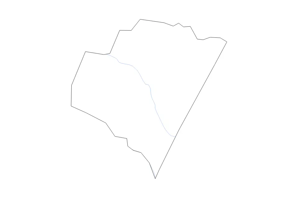 Mapa de Franklin, North Carolina de tipo contorno y ríos para América del Norte, con contorno y ríos con límites limpios.