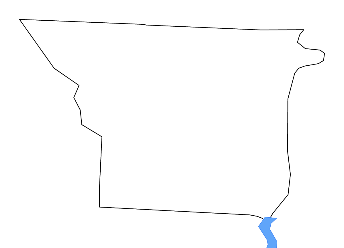Mapa de contorno de Gaston, North Carolina con lagos y ríos.