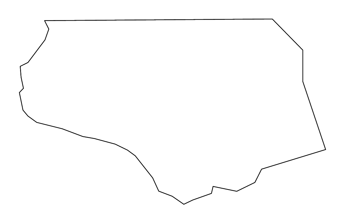 Mapa de contorno de Gates, North Carolina con ríos.