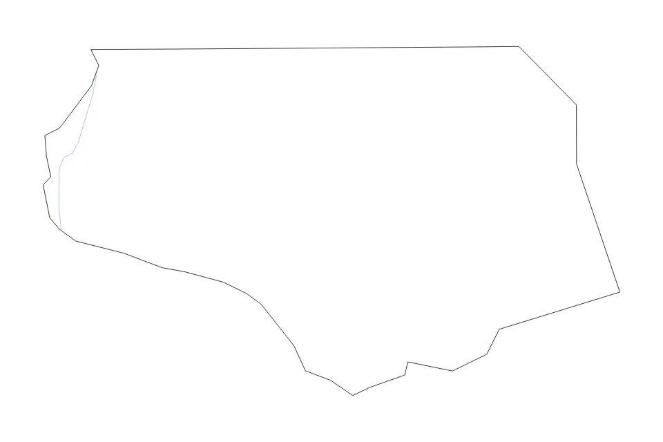 Carte de Gates, North Carolina de type contour et rivières pour Amérique du Nord, montrant contour et rivières avec des limites nettes.