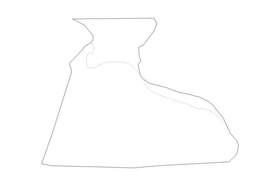 Mapa de Hertford, North Carolina de tipo contorno y ríos para América del Norte, con contorno y ríos con límites limpios.
