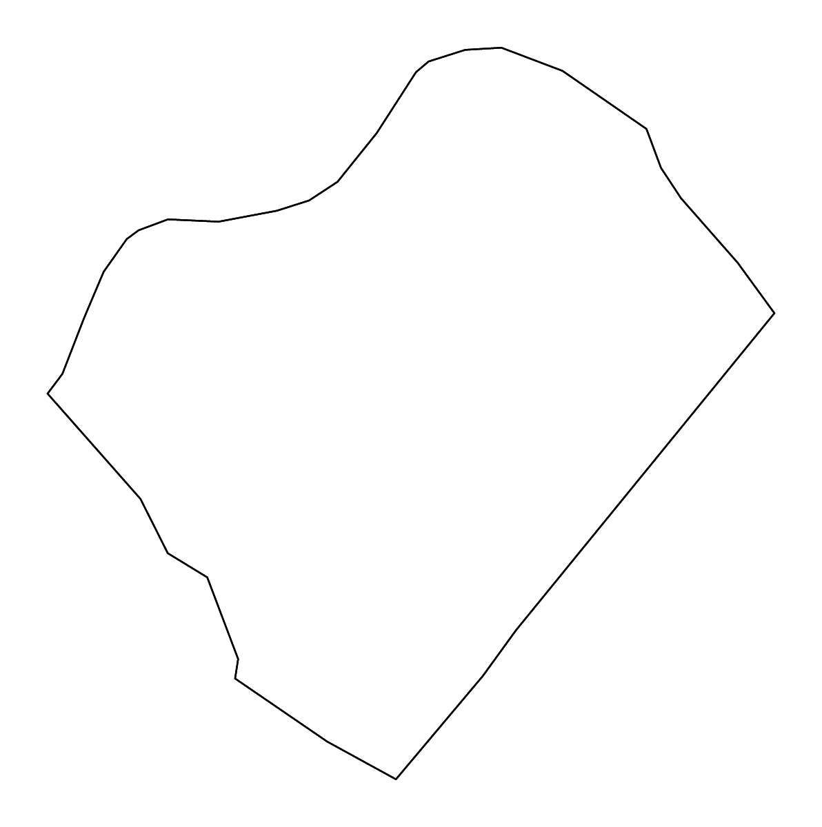 Mapa de contorno de Lee, North Carolina con ríos.