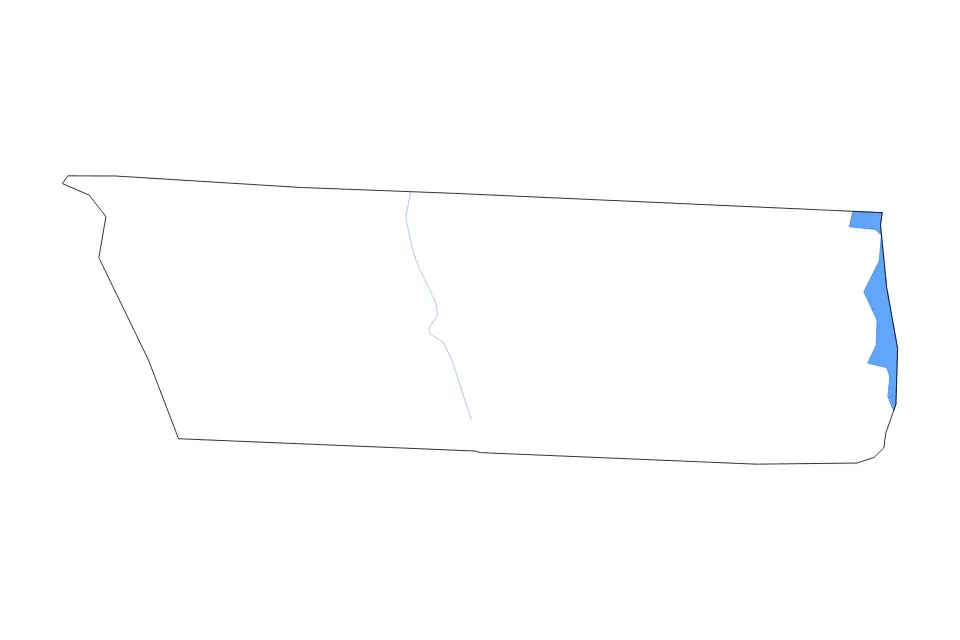 Outline map of Lincoln County, North Carolina with subdivision borders and major lakes and rivers.