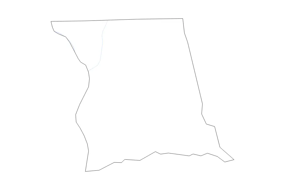 Carte de Montgomery, North Carolina de type contour et rivières pour Amérique du Nord, montrant contour et rivières avec des limites nettes.