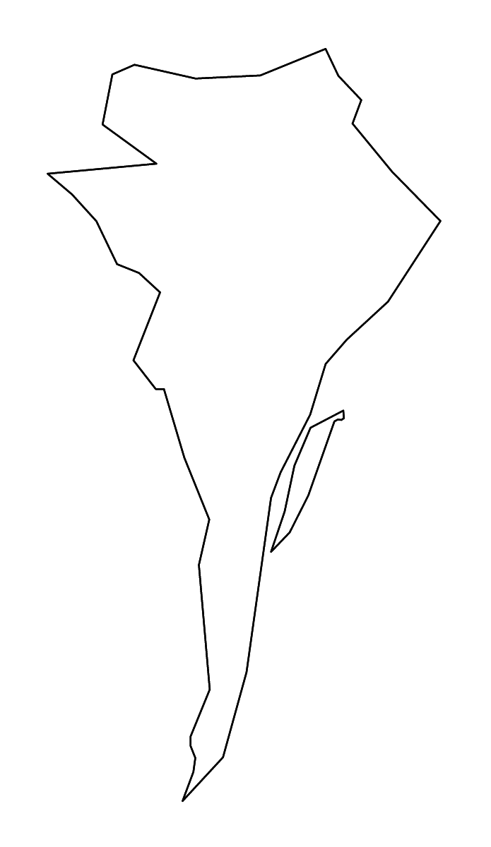 Carte de contour de New Hanover, North Carolina avec rivières.