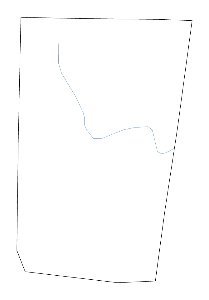 Orange outline map preview