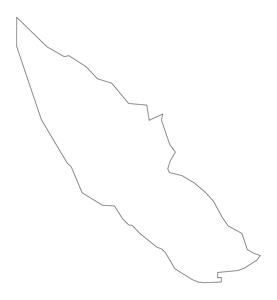 Pasquotank outline map preview