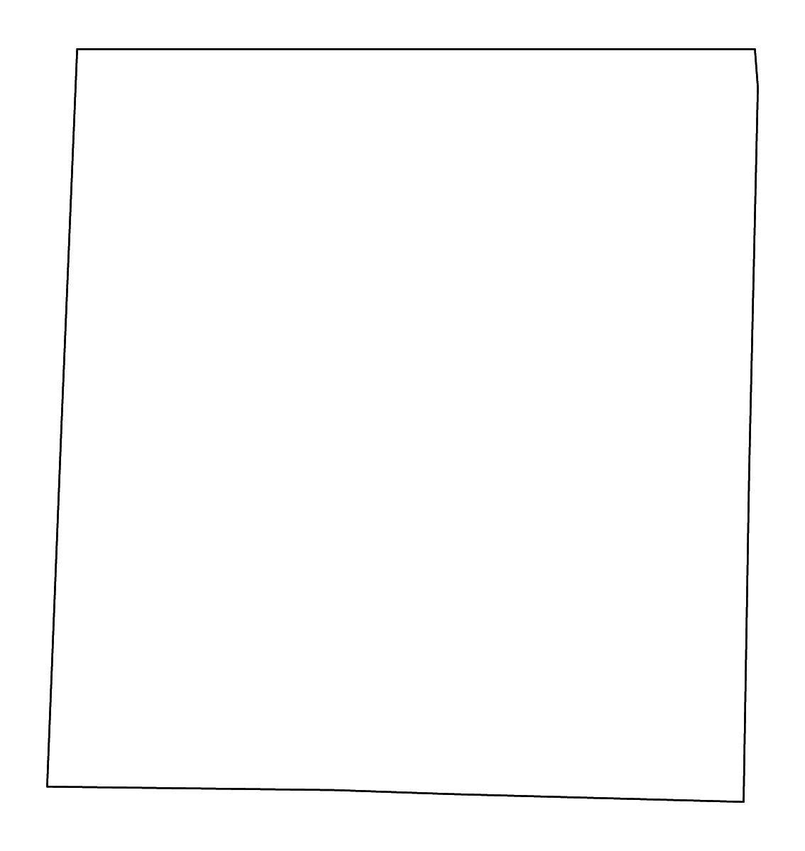 Carte de contour de Person, North Carolina avec rivières.