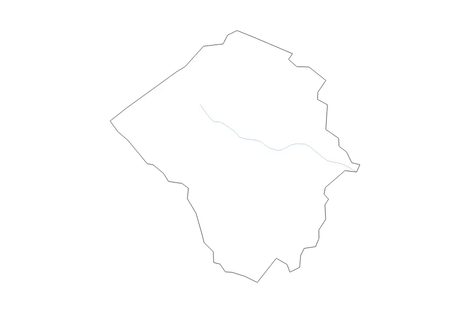 Carte de Pitt, North Carolina de type contour et rivières pour Amérique du Nord, montrant contour et rivières avec des limites nettes.