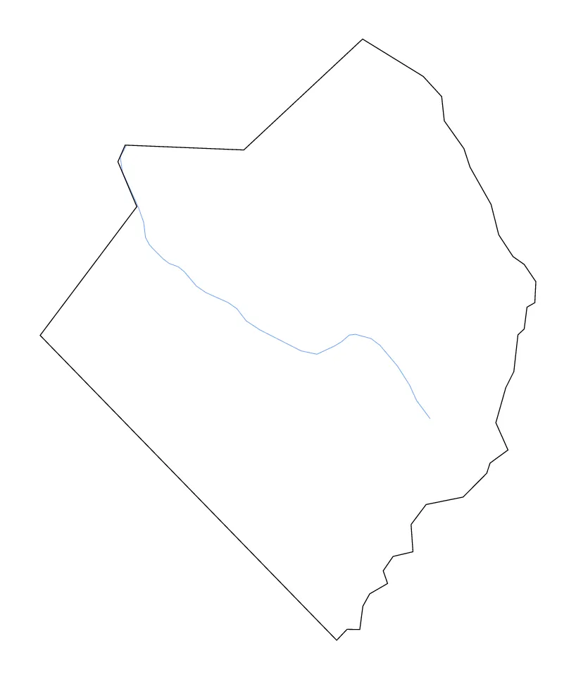 Robeson outline map preview