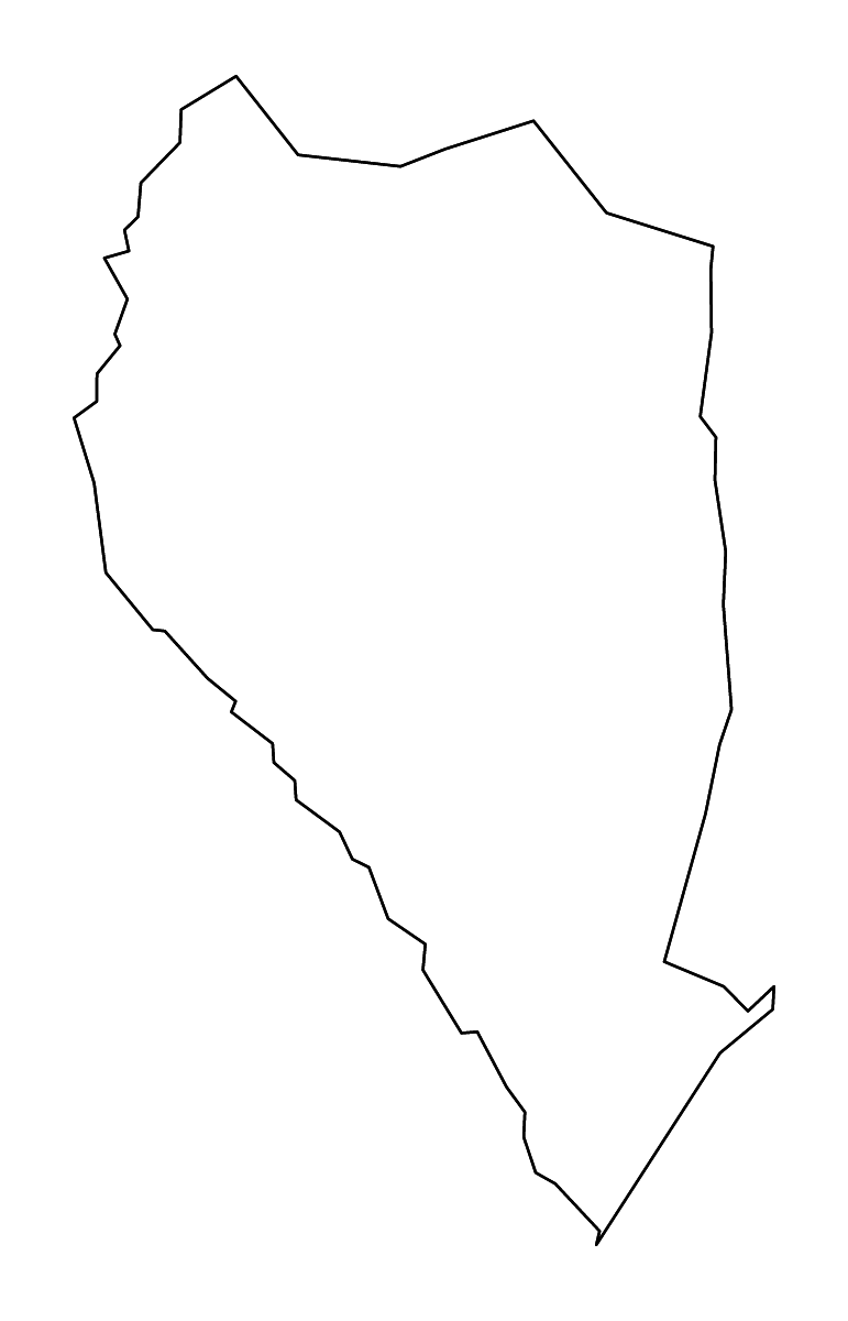 Carte de contour de Sampson, North Carolina avec rivières.