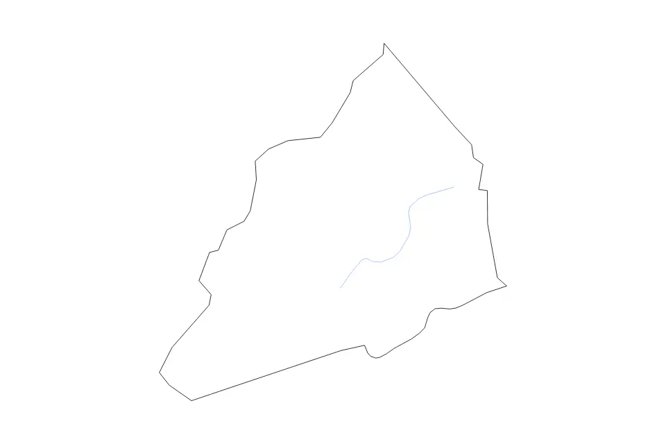 Mapa de Transylvania, North Carolina de tipo contorno y ríos para América del Norte, con contorno y ríos con límites limpios.