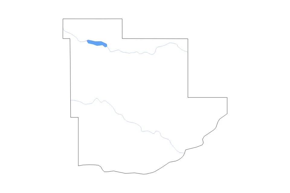 Mapa de Grant, North Dakota de tipo contorno, lagos y ríos para América del Norte, con contorno, lagos y ríos con elementos de agua como Lake Tschida.