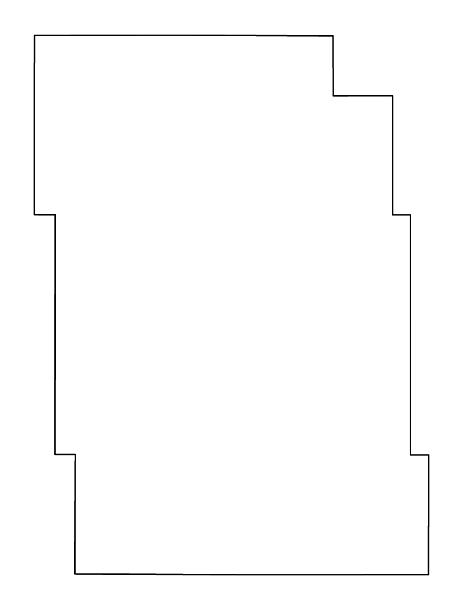 Mapa de contorno de McHenry, North Dakota con ríos.
