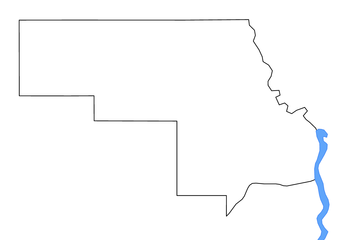 Mapa de contorno de Morton, North Dakota con lagos y ríos.