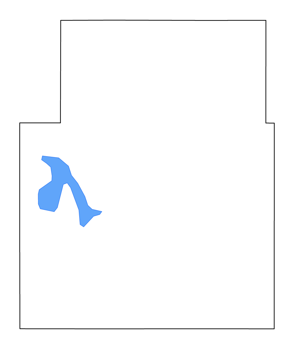 Carte de contour de Nelson, North Dakota avec lacs et rivières.