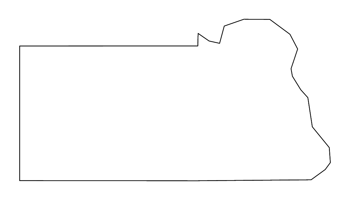 Mapa de contorno de Oliver, North Dakota con ríos.
