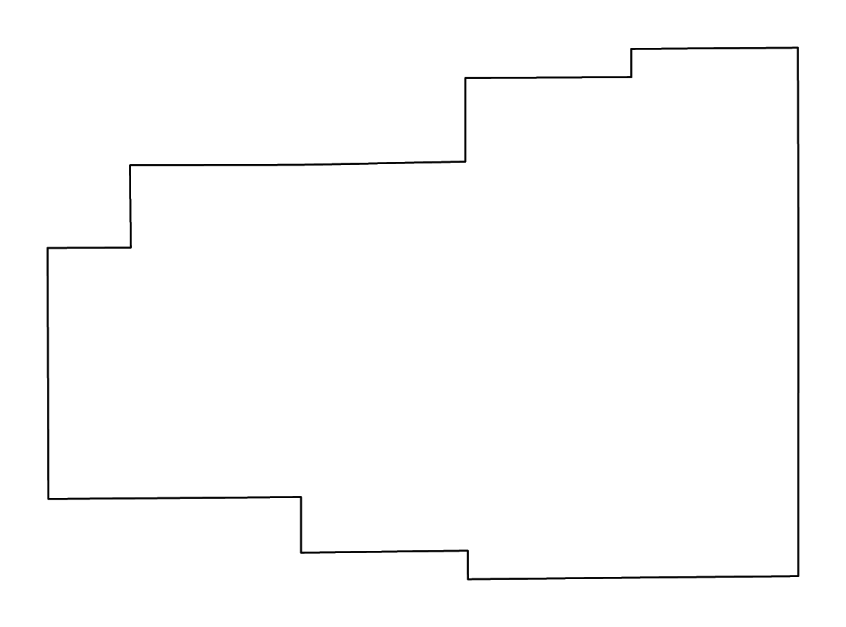 Mapa de contorno de Allen, Ohio con ríos.