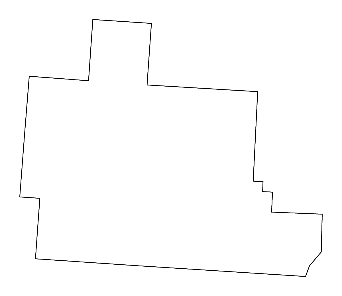 Mapa de contorno de Athens, Ohio con ríos.