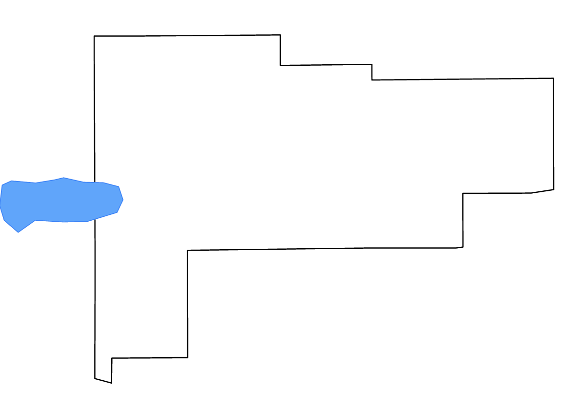 Mapa de contorno de Auglaize, Ohio con lagos y ríos.