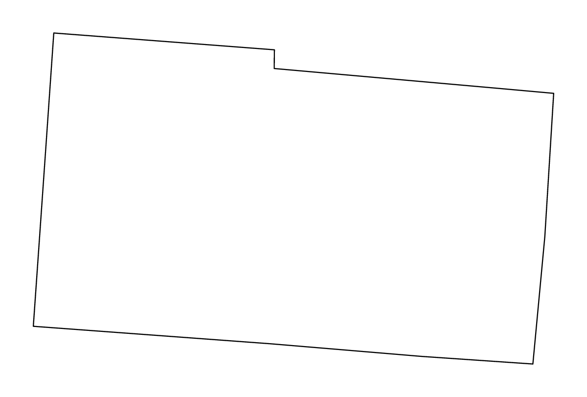 Carte de contour de Champaign, Ohio.