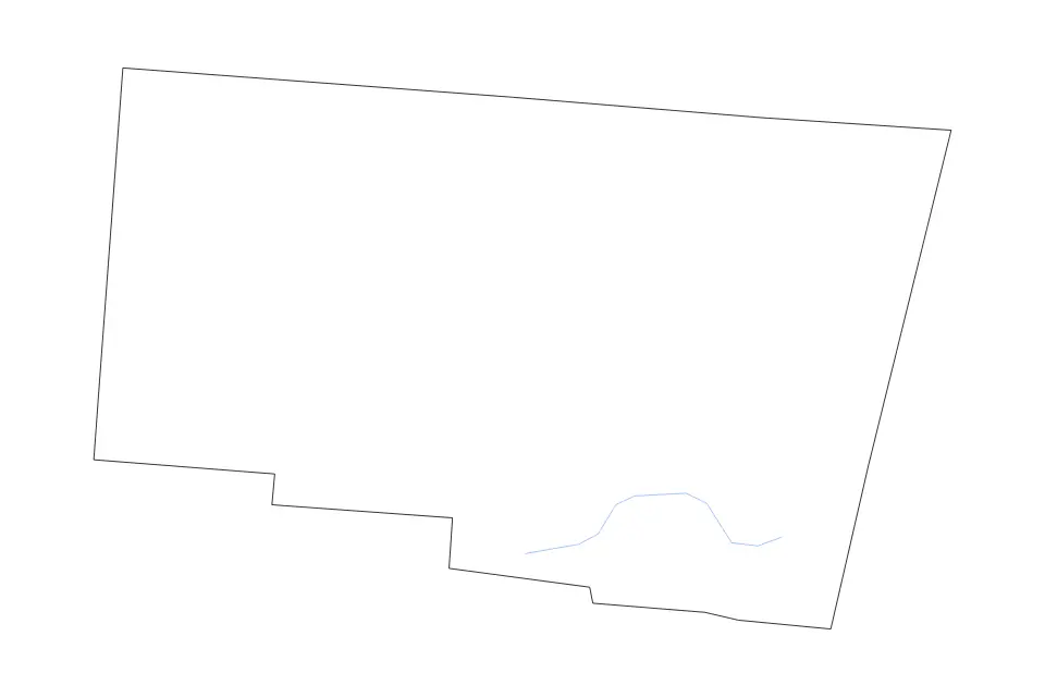 Carte de Clark, Ohio de type contour et rivières pour Amérique du Nord, montrant contour et rivières avec des limites nettes.