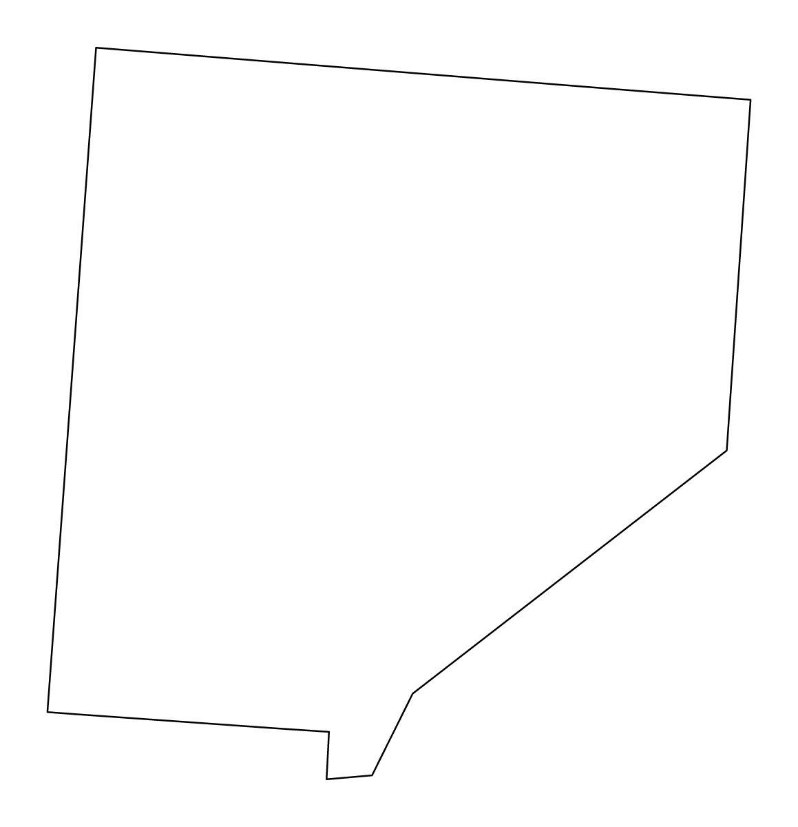 Mapa de contorno de Clinton, Ohio.