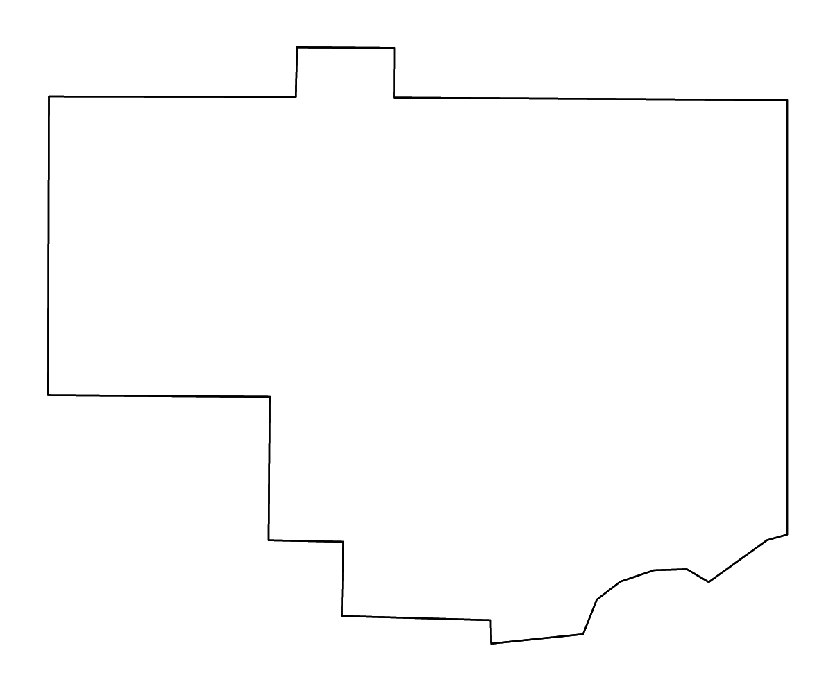 Mapa de contorno de Columbiana, Ohio con ríos.