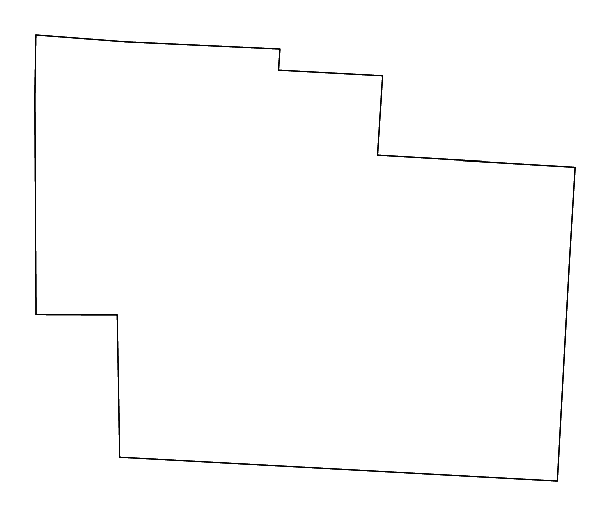 Mapa de contorno de Delaware, Ohio con ríos.