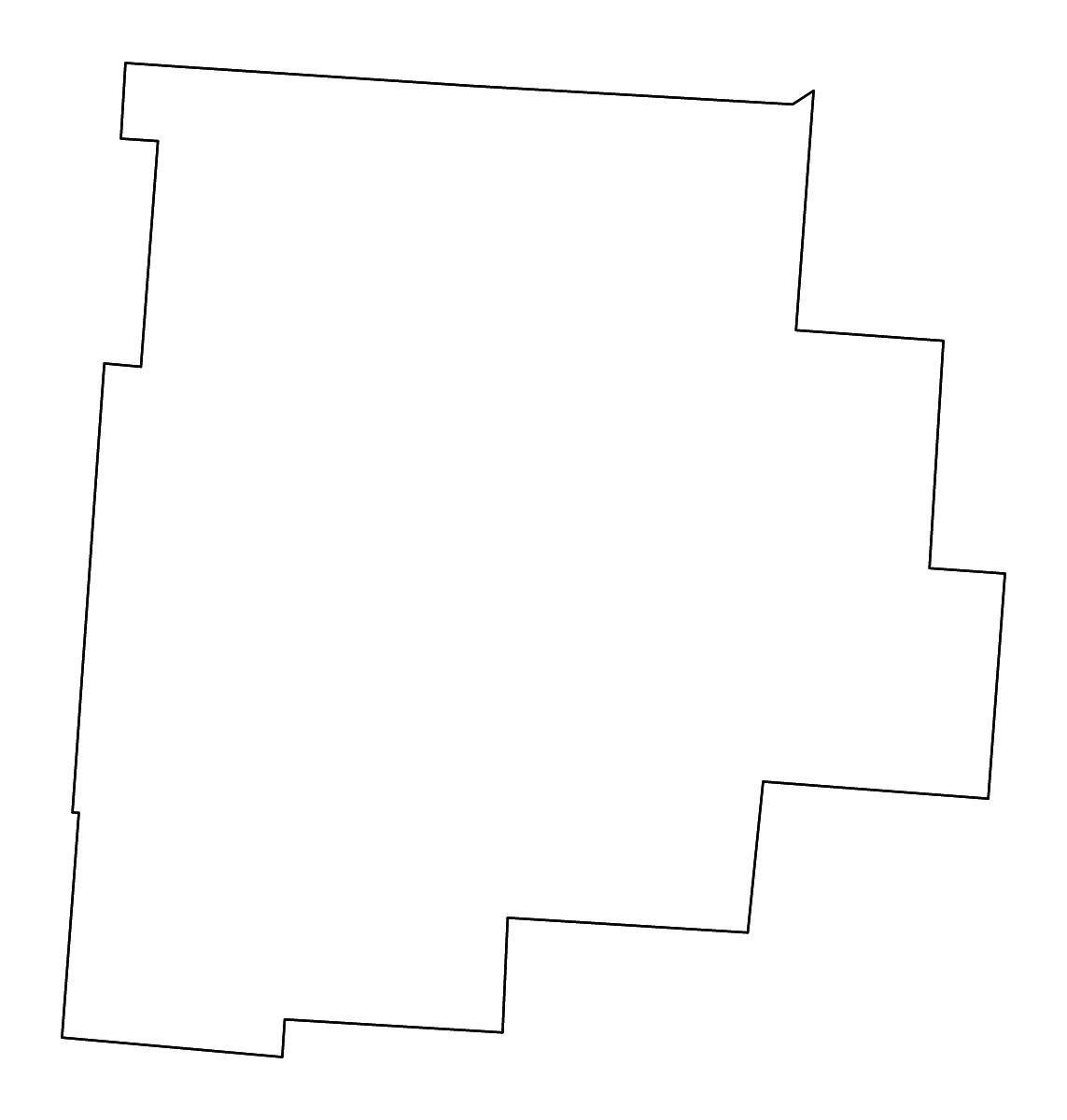 Mapa de contorno de Fairfield, Ohio con ríos.