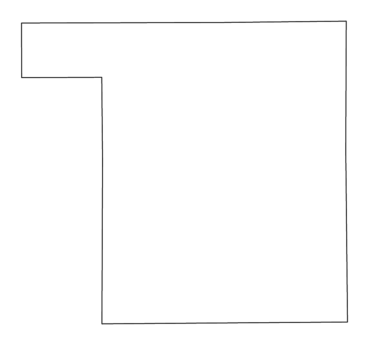 Mapa de contorno de Henry, Ohio con ríos.