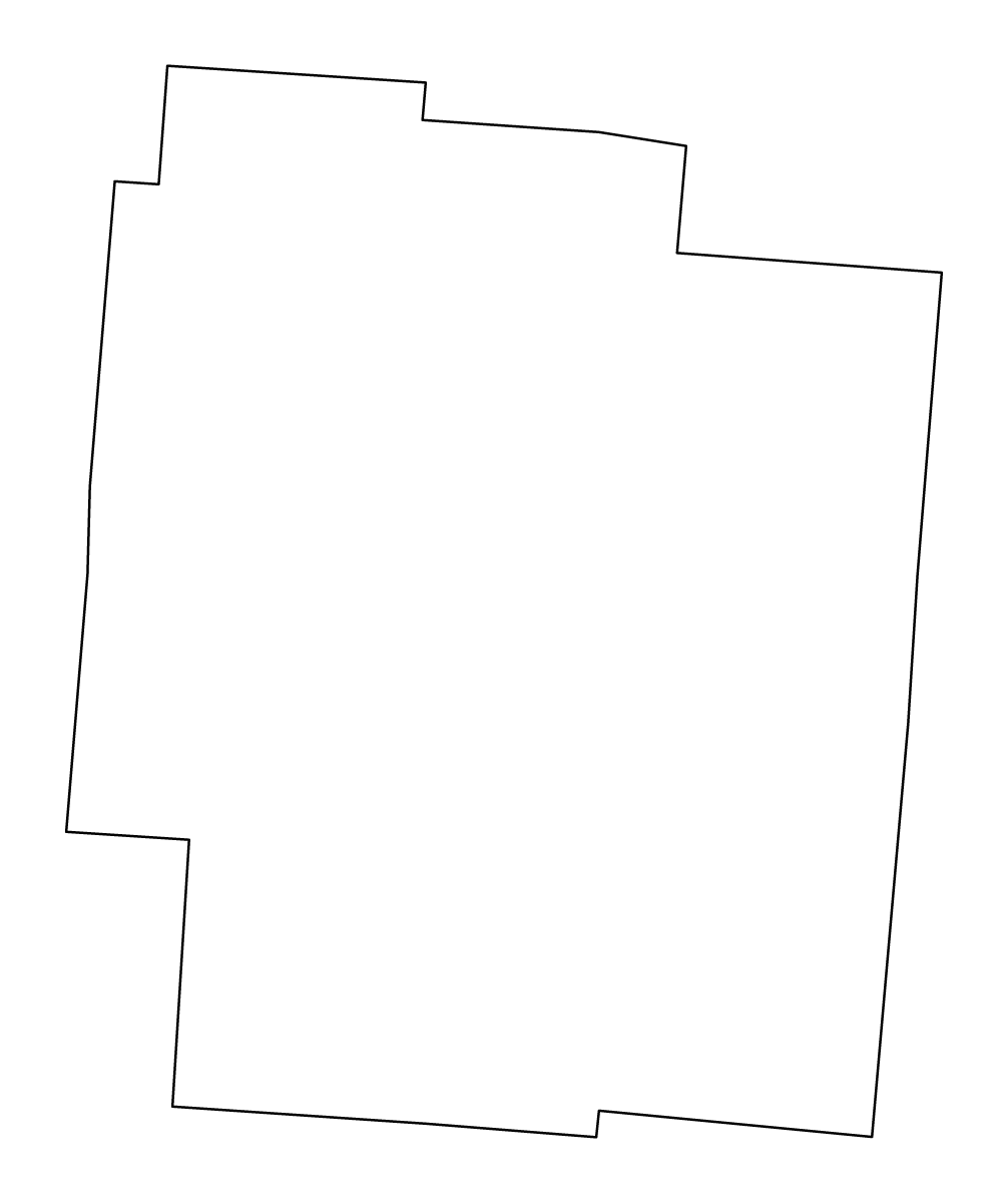 Mapa de contorno de Jackson, Ohio.