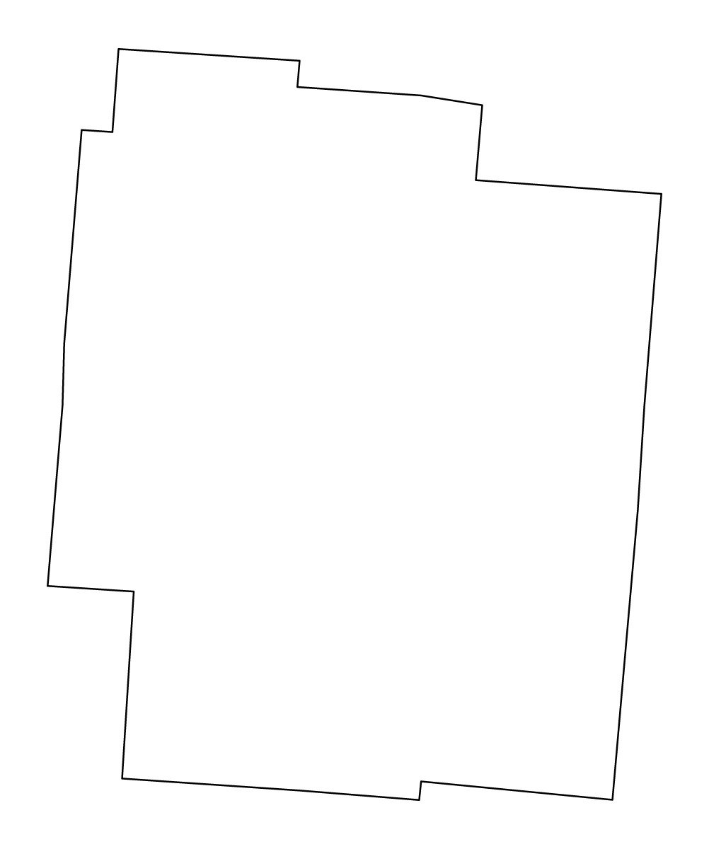 Mapa de contorno de Jackson, Ohio.
