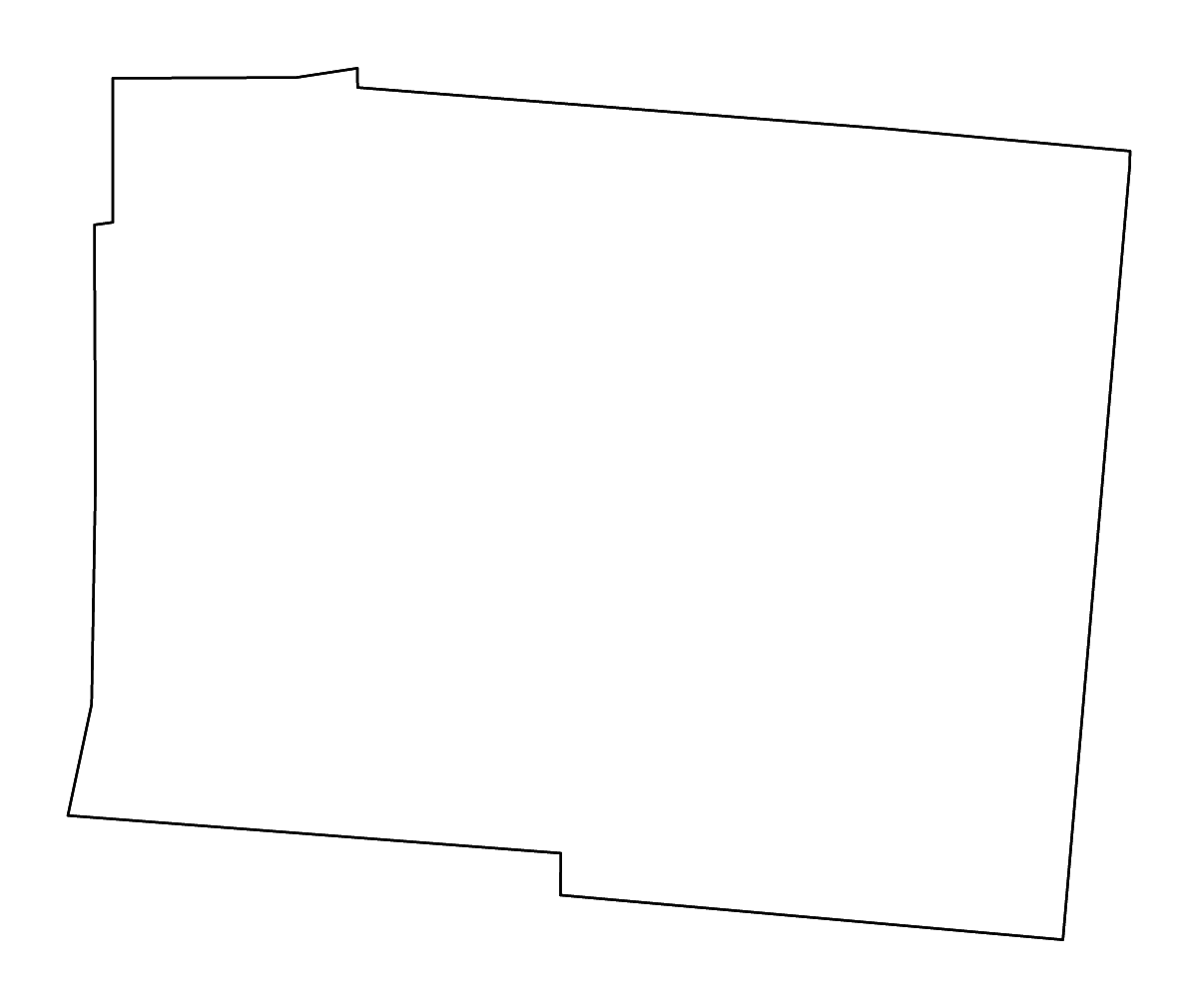 Mapa de contorno de Logan, Ohio con ríos.