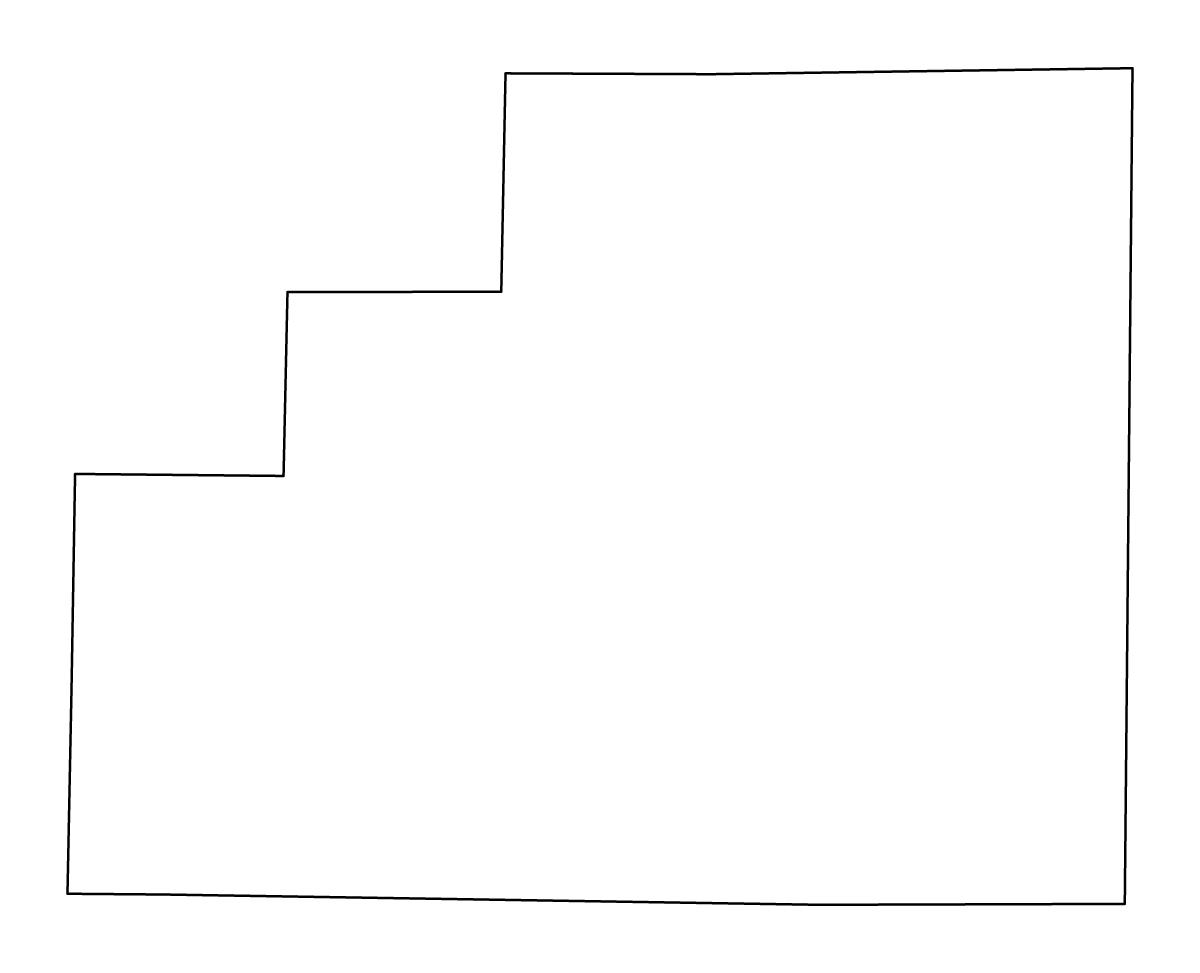 Mapa de contorno de Medina, Ohio.