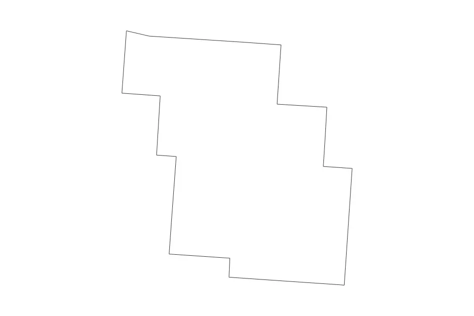 Mapa de Perry, Ohio de tipo contorno para América del Norte, con contorno con límites limpios.