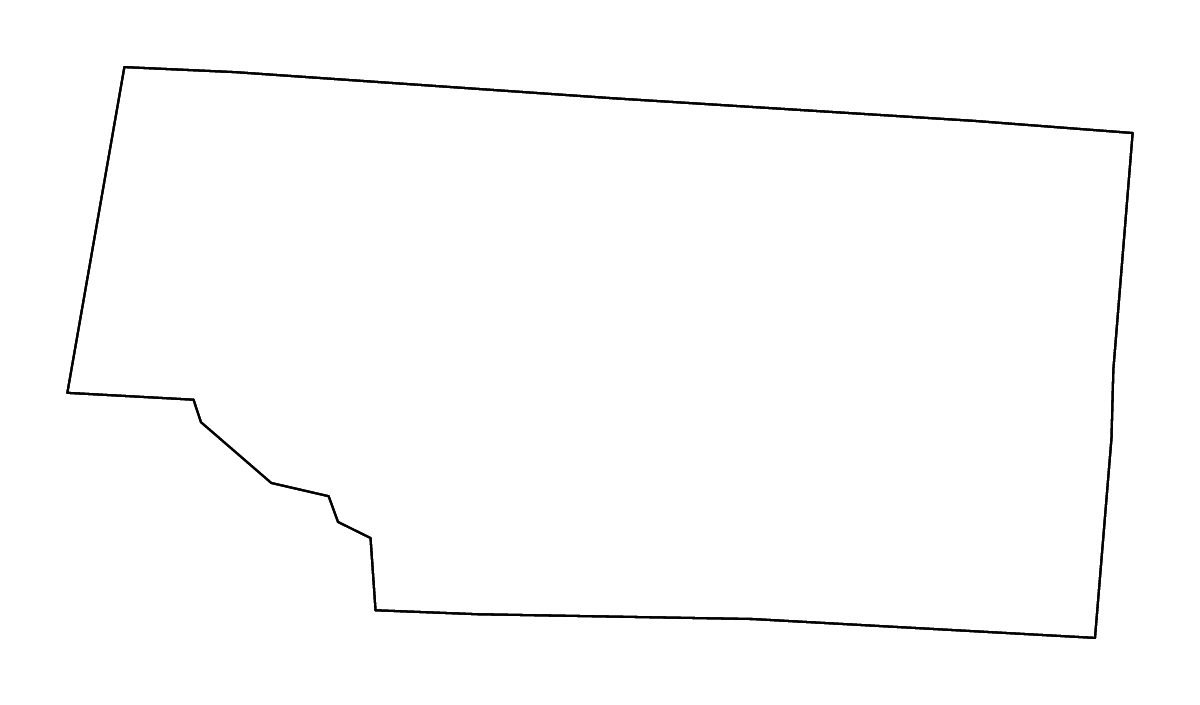 Mapa de contorno de Pike, Ohio con ríos.